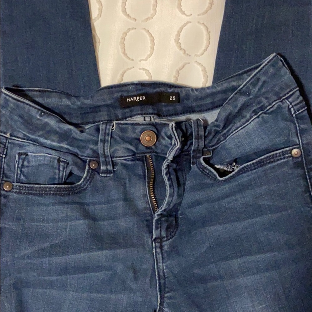 super comfy harper skinny jeans
